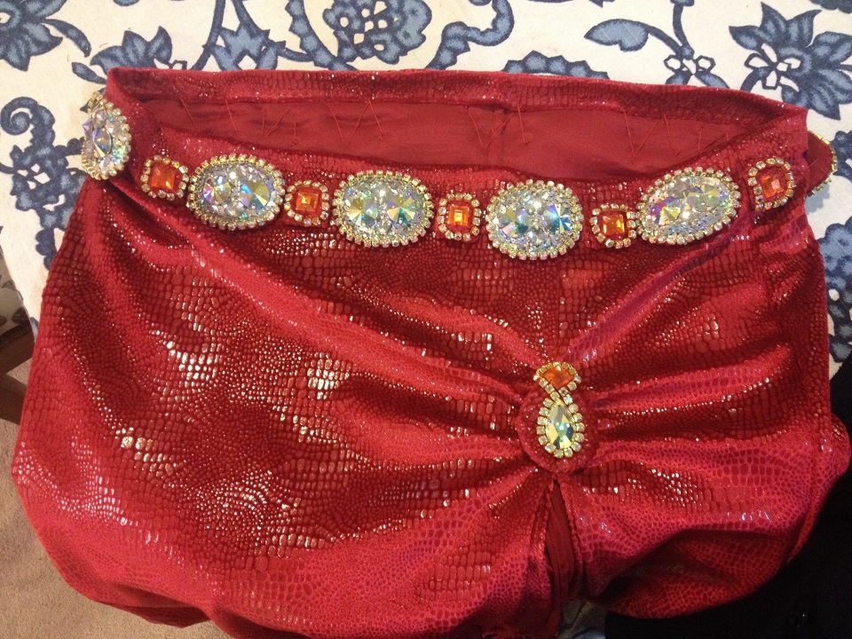 Ruby Skirt Belt Appliques